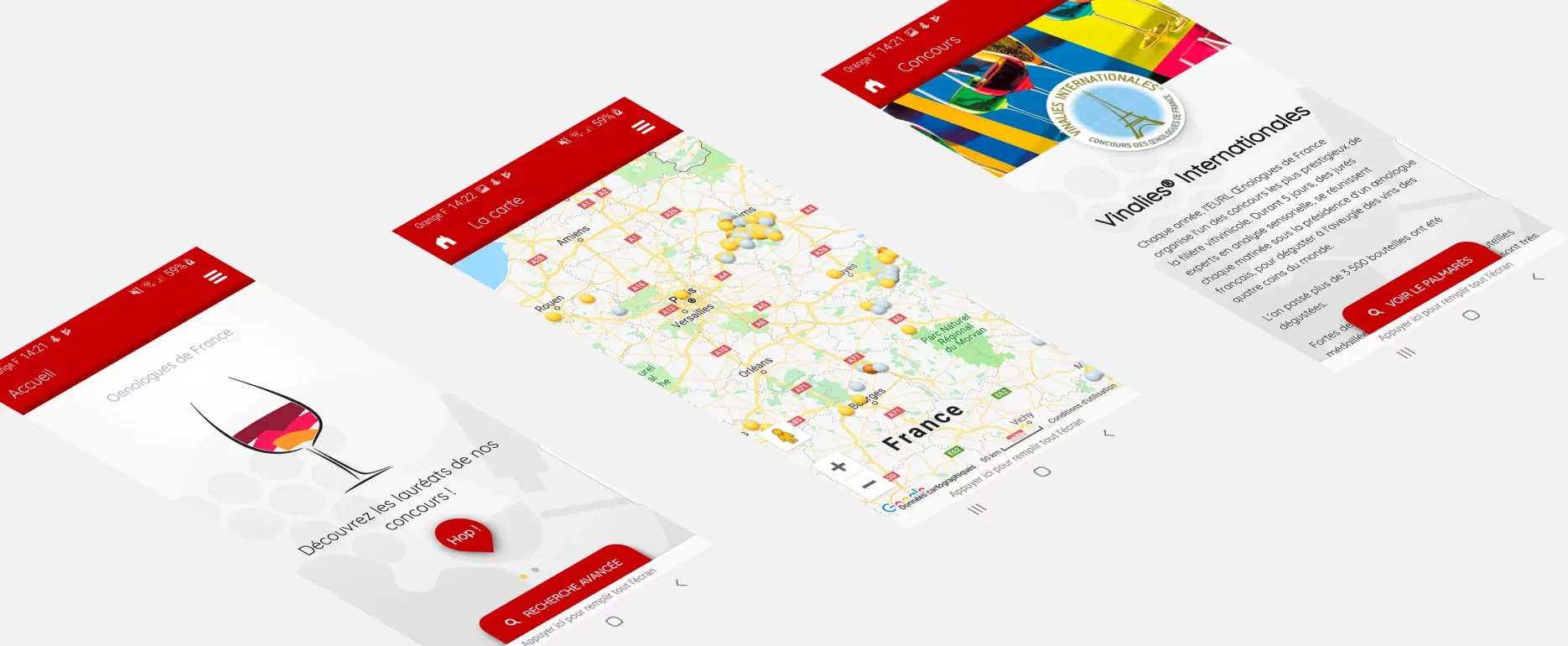 Oenologues de France portfolio ux designer